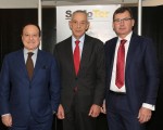 From left: Giovanni Mantovani, CEO & Director General of VeronaFiere; Umberto Del Basso De Caro, Under-secretary of State at the Ministry of Infrastructures and Transport; Maurizio Danese, President of VeronaFiere.
