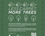 Infografica less carpets more trees