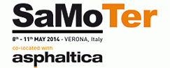 29th edition of Samoter & Asphaltica - Veronafiere, 8 -11 May 2014